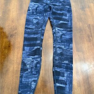 lululemon athletica Blue Patterned Leggings